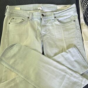 Rag & Bone Light Blue Faded Boyfriend Jeans